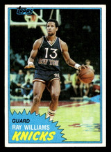 1981-82 Topps #28 Ray Williams Excellent 