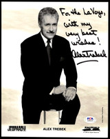 Alex Trebek 8 x 10 Photo SIGNED PSA/DNA For The Lavoys, With My Very Best Wishes Alex Trebek 8 x 10 Photo SIGNED PSA/DNA For The Lavoys, With My Very Best Wishes