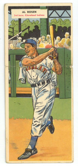 1955 Topps Doubleheaders #1/2 Al Rosen Chuck Diering Indians VG 1955 Topps Doubleheaders #1/2 Al Rosen Chuck Diering Indians VG