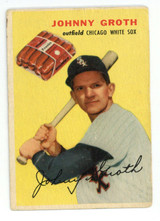 1954 Wilson Franks Johnny Groth White Sox G-VG 1954 Wilson Franks Johnny Groth White Sox G-VG