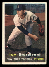 1957 Topps #34 Tom Sturdivant Excellent RC Rookie ID: 453254 1957 Topps #34 Tom Sturdivant Excellent RC Rookie ID: 453254