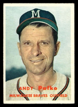 1957 Topps #143 Andy Pafko UER Excellent 1957 Topps #143 Andy Pafko UER Excellent