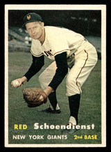 1957 Topps #154 Red Schoendienst Ex-Mint ID: 453405 1957 Topps #154 Red Schoendienst Ex-Mint ID: 453405