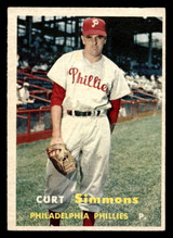 1957 Topps #158 Curt Simmons Ex-Mint  ID: 453414