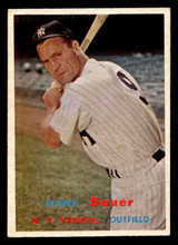 1957 Topps #240 Hank Bauer UER Excellent+ ID: 453529 1957 Topps #240 Hank Bauer UER Excellent+ ID: 453529