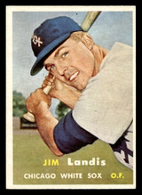 1957 Topps #375 Jim Landis Ex-Mint RC Rookie ID: 453614 1957 Topps #375 Jim Landis Ex-Mint RC Rookie ID: 453614