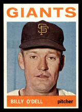 1964 Topps #18 Billy O'Dell Ex-Mint ID: 454770 1964 Topps #18 Billy O'Dell Ex-Mint ID: 454770