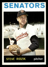 1964 Topps #92 Steve Ridzik Ex-Mint ID: 454949 1964 Topps #92 Steve Ridzik Ex-Mint ID: 454949