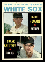 1964 Topps #107 Bruce Howard/Frank Kreutzer White Sox Rookies Near Mint RC Rookie ID: 454987 1964 Topps #107 Bruce Howard/Frank Kreutzer White Sox Rookies Near Mint RC Rookie ID: 454987