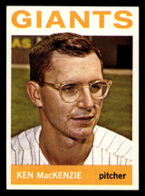 1964 Topps #297 Ken MacKenzie Near Mint 1964 Topps #297 Ken MacKenzie Near Mint