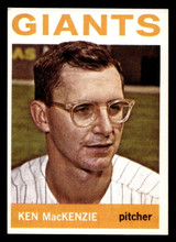 1964 Topps #297 Ken MacKenzie Ex-Mint ID: 455651 1964 Topps #297 Ken MacKenzie Ex-Mint ID: 455651
