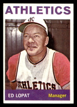 1964 Topps #348 Ed Lopat MG Ex-Mint ID: 455781 1964 Topps #348 Ed Lopat MG Ex-Mint ID: 455781