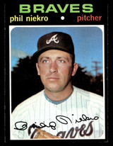 1971 Topps #30 Phil Niekro Ex-Mint ID: 456136 1971 Topps #30 Phil Niekro Ex-Mint ID: 456136