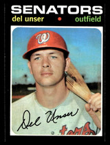 1971 Topps #33 Del Unser Ex-Mint ID: 456145 1971 Topps #33 Del Unser Ex-Mint ID: 456145