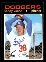 1971 Topps #34 Sandy Vance Ex-Mint RC Rookie ID: 456153 1971 Topps #34 Sandy Vance Ex-Mint RC Rookie ID: 456153