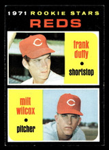1971 Topps #164 Frank Duffy/Milt Wilcox Reds Rookies Ex-Mint RC Rookie ID: 456678 1971 Topps #164 Frank Duffy/Milt Wilcox Reds Rookies Ex-Mint RC Rookie ID: 456678