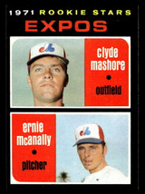 1971 Topps #376 Clyde Mashore/Ernie McAnally Expos Rookies Near Mint RC Rookie ID: 457580 1971 Topps #376 Clyde Mashore/Ernie McAnally Expos Rookies Near Mint RC Rookie ID: 457580