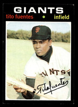 1971 Topps #378 Tito Fuentes Ex-Mint ID: 457587 1971 Topps #378 Tito Fuentes Ex-Mint ID: 457587
