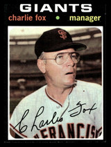 1971 Topps #517 Charlie Fox MG Near Mint RC Rookie ID: 458117 1971 Topps #517 Charlie Fox MG Near Mint RC Rookie ID: 458117