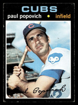 1971 Topps #726 Paul Popovich Excellent High # ID: 458743 1971 Topps #726 Paul Popovich Excellent High # ID: 458743