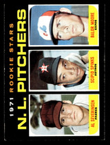 1971 Topps #747 Al Severinsen/Scipio Spinks/Balor Moore NL Rookie Pitchers Excellent+ RC Rookie High #  ID: 458782