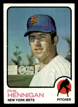 1973 Topps #107 Phil Hennigan Near Mint ID: 459313 1973 Topps #107 Phil Hennigan Near Mint ID: 459313