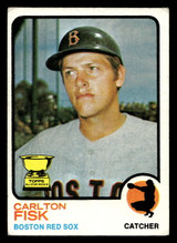 1973 Topps #193 Carlton Fisk Very Good ID: 459716 1973 Topps #193 Carlton Fisk Very Good ID: 459716
