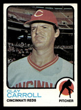1973 Topps #195 Clay Carroll Excellent+ 1973 Topps #195 Clay Carroll Excellent+