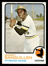1973 Topps #250 Manny Sanguillen Near Mint ID: 459975 1973 Topps #250 Manny Sanguillen Near Mint ID: 459975