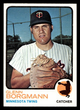 1973 Topps #284 Glenn Borgmann Near Mint+ RC Rookie 1973 Topps #284 Glenn Borgmann Near Mint+ RC Rookie