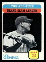 1973 Topps #472 Lou Gehrig ATL VG-EX 1973 Topps #472 Lou Gehrig ATL VG-EX