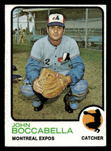 1973 Topps #592 John Boccabella Ex-Mint High # 1973 Topps #592 John Boccabella Ex-Mint High #