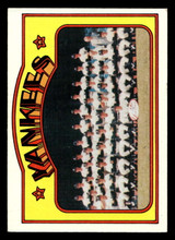 1972 Topps #237 Yankees Team Excellent+ ID: 462402 1972 Topps #237 Yankees Team Excellent+ ID: 462402