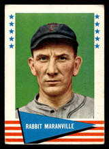 1961 Fleer #124 Rabbit Maranville VG-EX 1961 Fleer #124 Rabbit Maranville VG-EX