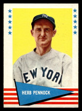 1961 Fleer #133 Herb Pennock Ex-Mint 