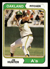 1974 Topps #7 Jim Hunter Excellent+ ID: 463056 1974 Topps #7 Jim Hunter Excellent+ ID: 463056