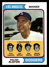 1974 Topps #144 Walt Alston MG Near Mint ID: 463525 1974 Topps #144 Walt Alston MG Near Mint ID: 463525