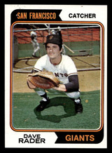 1974 Topps #213 Dave Rader Near Mint ID: 463745 1974 Topps #213 Dave Rader Near Mint ID: 463745