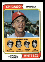 1974 Topps #221 Chuck Tanner MG Excellent+ 1974 Topps #221 Chuck Tanner MG Excellent+