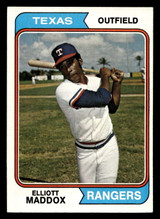 1974 Topps #401 Elliott Maddox Near Mint ID: 464341 1974 Topps #401 Elliott Maddox Near Mint ID: 464341
