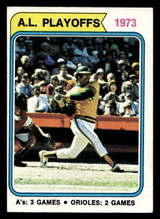 1974 Topps #470 A.L. Playoffs Ex-Mint ID: 464553 1974 Topps #470 A.L. Playoffs Ex-Mint ID: 464553