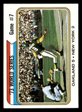 1974 Topps #478 World Series Game 7 Ex-Mint ID: 464587 1974 Topps #478 World Series Game 7 Ex-Mint ID: 464587