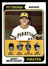 1974 Topps #489 Danny Murtaugh MG Ex-Mint ID: 464627 1974 Topps #489 Danny Murtaugh MG Ex-Mint ID: 464627