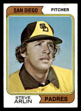 1974 Topps #406 Steve Arlin Very Good San Diego 1974 Topps #406 Steve Arlin Very Good San Diego