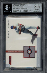 2005 Pristine Personal Pieces Relics Albert Pujols Jersey BGS 8.5 NM-Mint+ 2005 Pristine Personal Pieces Relics Albert Pujols Jersey BGS 8.5 NM-Mint+