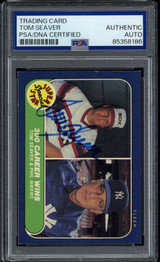 Tom Seaver 1986 Fleer #630 Signed Auto PSA/DNA Slabbed White Sox Tom Seaver 1986 Fleer #630 Signed Auto PSA/DNA Slabbed White Sox