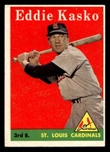 1958 Topps #8 Eddie Kasko VG-EX ID: 465775 1958 Topps #8 Eddie Kasko VG-EX ID: 465775