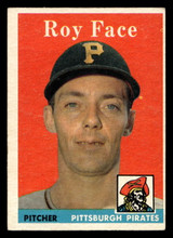 1958 Topps #74 Roy Face Excellent ID: 465885 1958 Topps #74 Roy Face Excellent ID: 465885