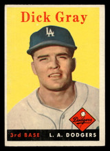 1958 Topps #146 Dick Gray Excellent RC Rookie ID: 466005 1958 Topps #146 Dick Gray Excellent RC Rookie ID: 466005