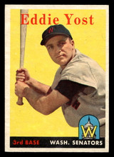 1958 Topps #173 Eddie Yost UER Ex-Mint ID: 466050 1958 Topps #173 Eddie Yost UER Ex-Mint ID: 466050